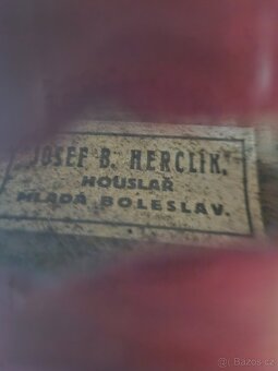 Nabizim Stare housle pozůstalost zn.bohumil herclik.4/4.. - 10