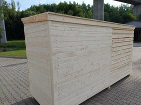 Dřevník s nářaďovnou 360 cm, dovoz ČR i SR - 10