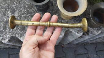 3ks staré válečné hmoždíře vše za 1575,- Zasílám ihned. - 10
