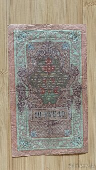 Různé bankovky Reichsmark, rubl, koruny - 10
