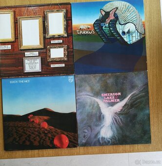LP desky PINK FLOYD,RAINBOW,RUSH,SANTANA,URIAH HEEP,YES, - 10