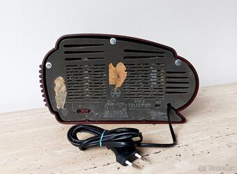 Art Deco starožitné rádio Talisman, krásný stav, plně funkčn - 10