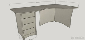 Kancelářský stůl MDF - 10