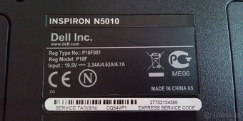 Notebook DELL Inspiron 5010 - 10