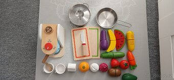 Dětská dřevěná kuchyňka s příslušenstvím - 10