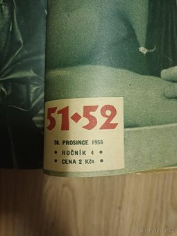 Svázaný časopis Stadion ročník 4 - 1956 - 10