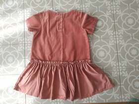 Luxusní šaty HM 100 % bavlněný samet 110 134 140 128 - 10