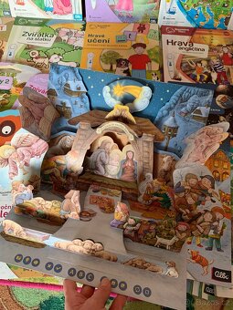 Kouzelné čtení knihy, zvířátka, betlém, kalendář, albi tužka - 10