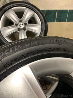 Alu kola Škoda R17 5X112 NOVÉ LETNÍ PNEU 225/50 R17 TOP STAV - 10