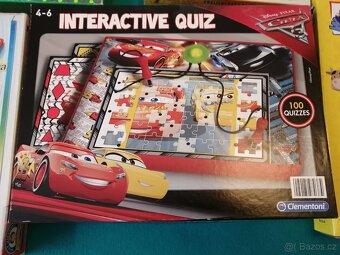deskové hry, magnetická tabulka s magnetky a puzzle - 10