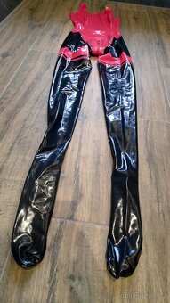 Latexový catsuit pro ženy se dvěma zipy LATE X - 10