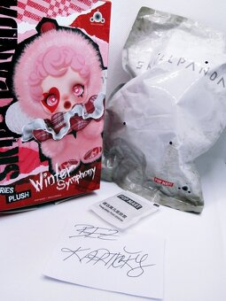 č.3 🐼 SKULLPANDA plyšová panenka BLINDBOX přívěsek SNOW - 10