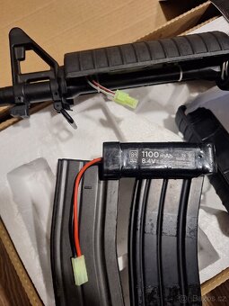 Airsoft M4, SLV36, Bbs, brýle, kukly,... - 10