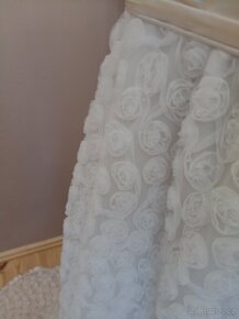 Nové společenské svatební hedvábné šaty maturitní ples - 10