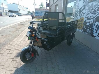 Elektrická pracovní tříkolka Cargo G1 1000W COC černá - 10