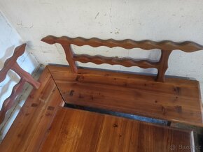 Prodám dřevěný nábytek masiv modřín - 10