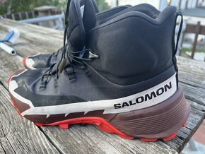 SALOMON Pánské trekové boty CROSS HIKE MID 2 GTX black - 10