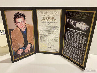 Mistrovské repliky Star Wars Anakin Skywalker Ep2 Signature - 10