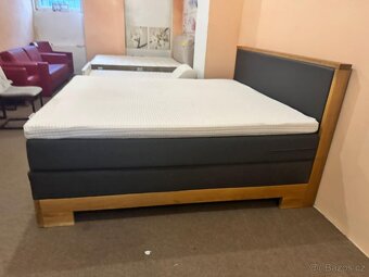 Luxusní boxspring postel EWARTON 70 cm vysoká s matracemi +T - 10