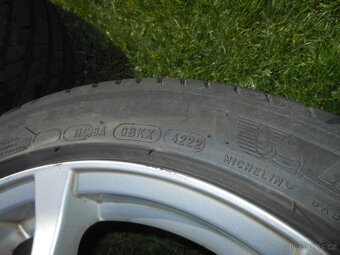 ALU kola Platin 5x112, 7,5Jx17 ET42+pneu Michelin Primaci 4 - 10