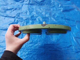 Smaltovaný zelený lívanečník - 10