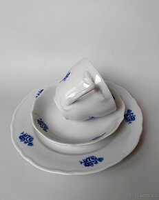 Starožitné porcelánové snídaňové trio Bavaria Porzellan 1918 - 10