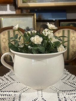 Keramický starožitný nočník - 10