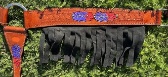 Westernový set hnědý barevný - 10