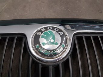 Přední maska Škoda Fabia I FL., zelená met. 9572, 6Y0853668B - 10