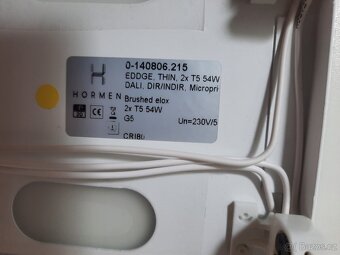 Zářivkové dvou trub.těleso Hormen 2 neon T 5 54 KW,nové - 10