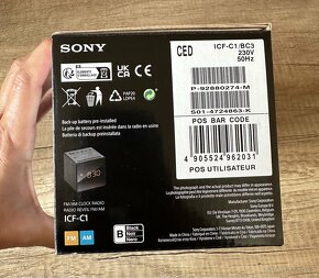 Rádio/budík Sony ICF-C1 - 10