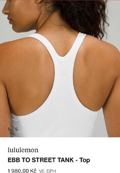 Luxusní bezešvé sportovní tílko/top americké zn. Lululemon - 10