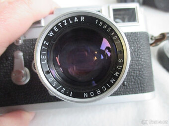 FOTOAPARÁT LEICA M3 LEITZ se 2 OBJEKTIVY (č. 79) - 10