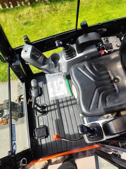 Minibagr Kubota KX016-4, rok 2019, 1200mth, roztah. pásy - 10