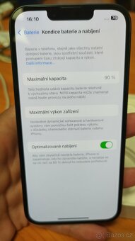 Apple iPhone 14 128GB Black, skvělý stav,bat90%,zár.12mes - 10