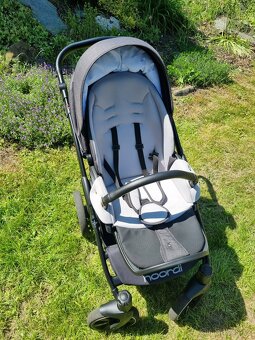 Kočárek Noordi fjordi 2v1 černý - 10