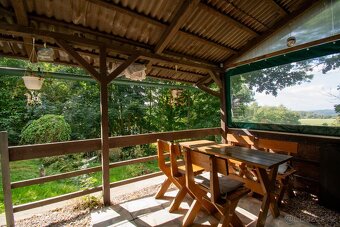 Stavební Pozemek Nová Chřibská Rybniště 1559 m2 s Chatou - 10