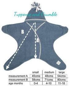 Dětská zavinovačka HVĚZDA vel.0-4 měs. - 10