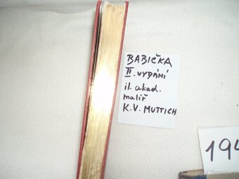 stará kniha Babička-B.Němcová-pozlacená - 10