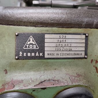 Hrotový soustruh S 28 TOS Žebrák REZERVACE - 10