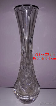 Prodám zachovalé skleničky, vázy, tácy, popelníky atd. - 10