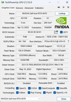 ☑️Herní PC RYZEN 5 7600,RTX 4070,32 GB DDR5,2 TB SSD - 10