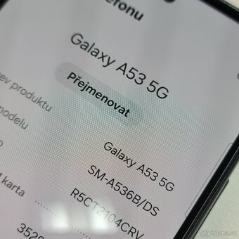 Samsung Galaxy A53 5G - 8GB/256GB - černý, velmi pěkný - 10