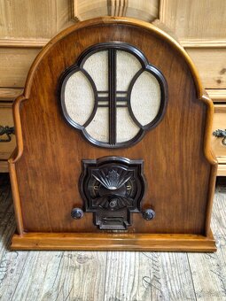 Starožitné rádio Telefunken 341WL, 1931/32, velká kaplička - 10