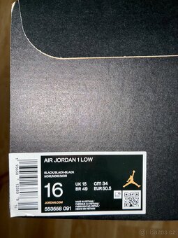 Air Jordan 1 Low tenisky, vel. 50.5 - 10