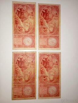 BANKOVKY 50 KČS 1929, RŮZNÉ SÉRIE, VŠE NEPERFOROVANÉ - 10
