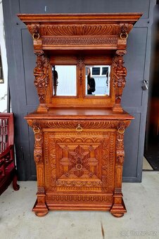 Starožitný masivní příborník Mechelen - 10