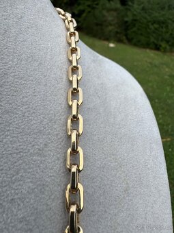 Zlaty řetěz - ANKR - PILKA 65cm -32g 585 14k - NOVÝ ZLATO - 10