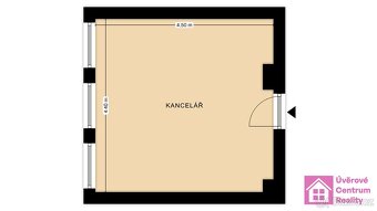 Pronájem kanceláře, 20 m2 - Velké Bílovice, ev.č. 00098 - 10