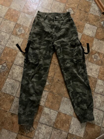 Cargo CAMO kalhoty maskáčové na 10-12let - 10